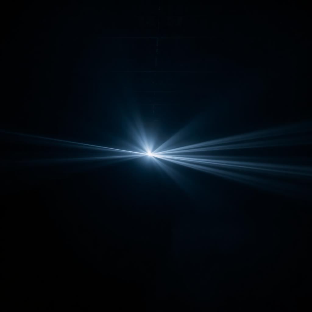 Laser beams spreading through fog